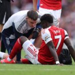 Arsenal Hit By Saka Injury Blow Ahead of Liverpool Clash